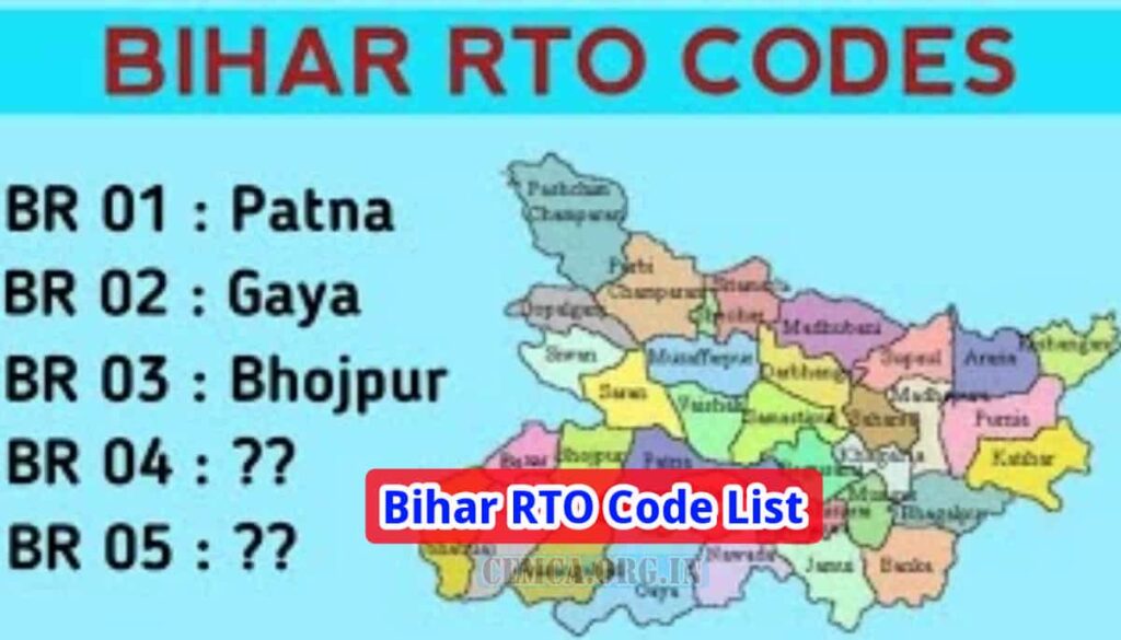 Bihar RTO Code List