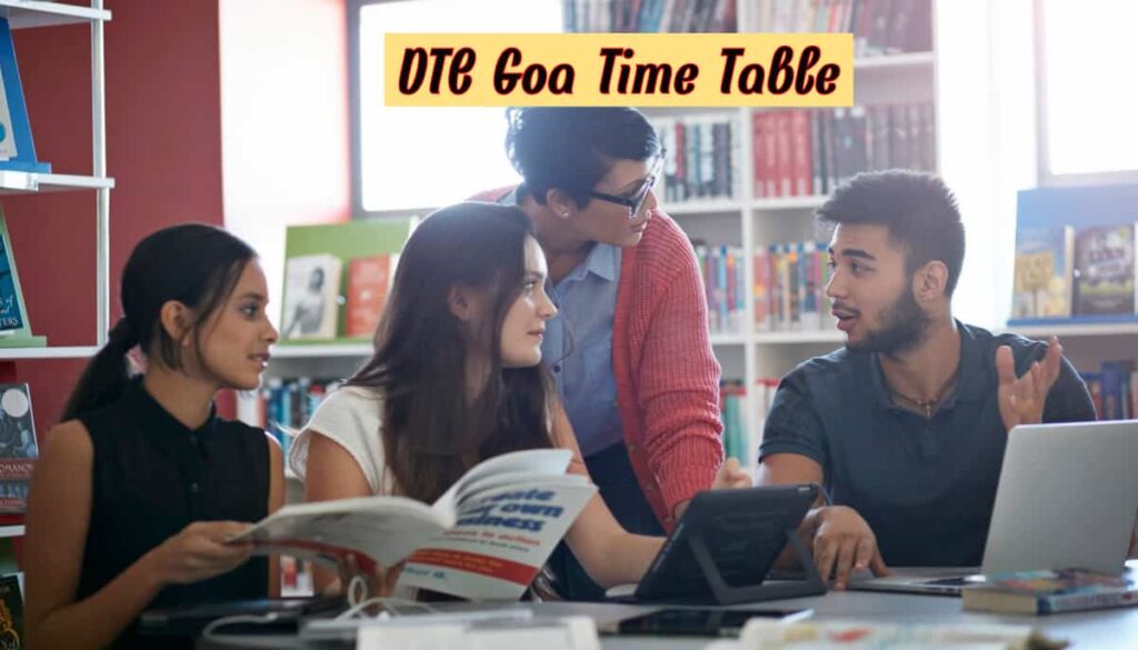 DTE Goa Time Table