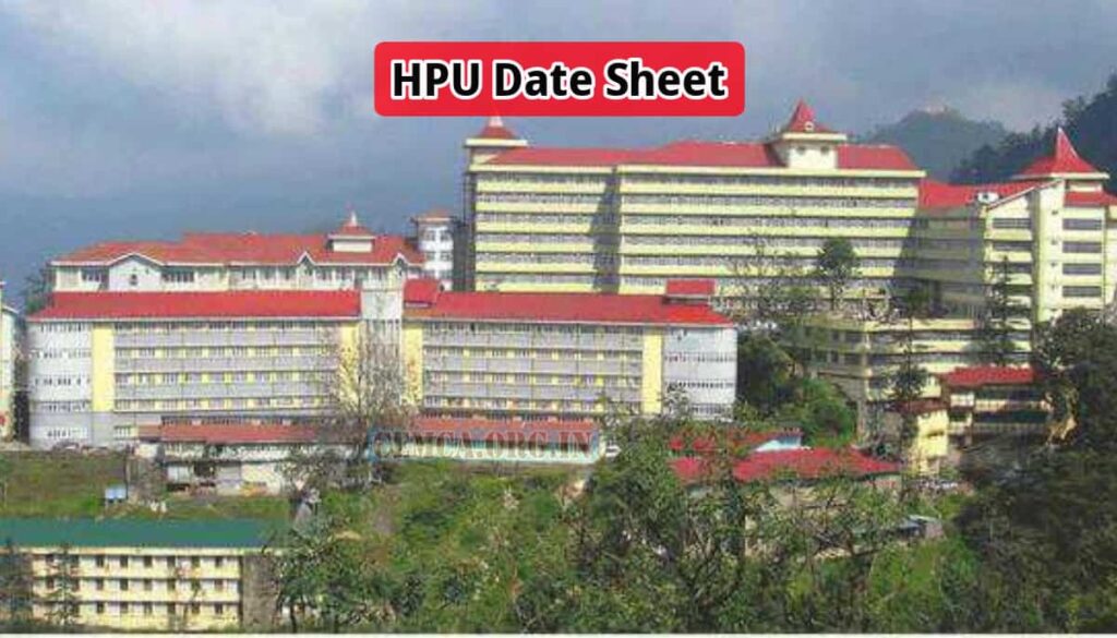 HPU Date Sheet