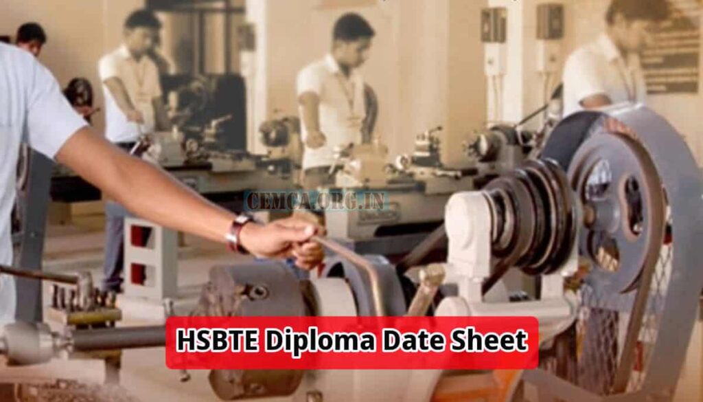 HSBTE Diploma Date Sheet