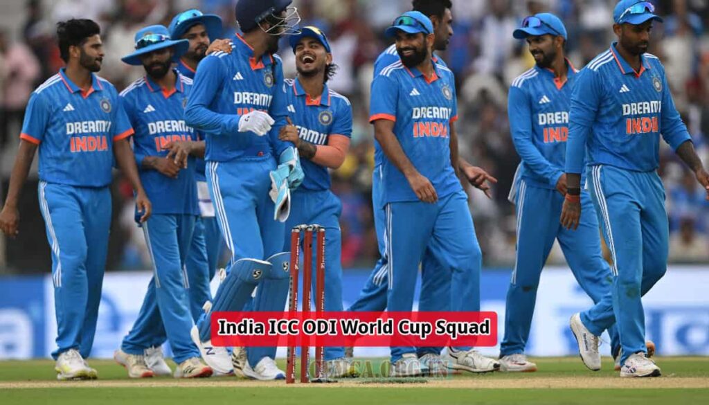 India ICC ODI World Cup Squad