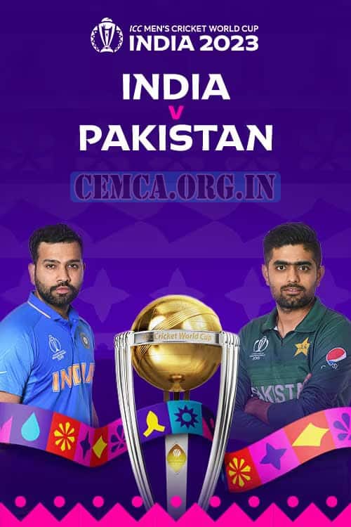 India vs Pakistan ICC Cricket World Cup 2023 Live