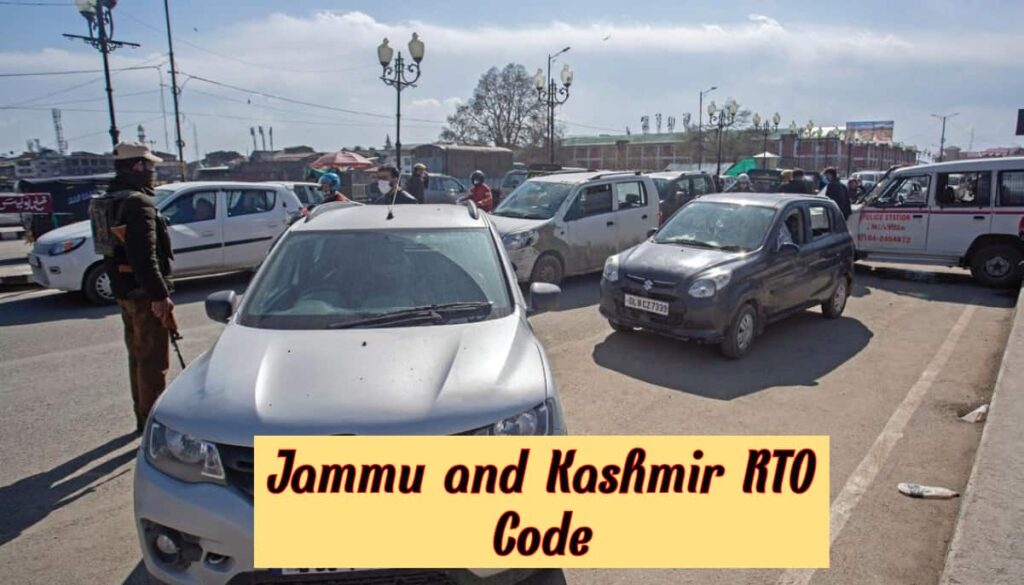 Jammu and Kashmir RTO Code