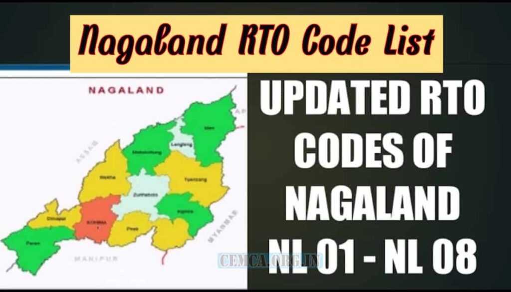Nagaland RTO Code List