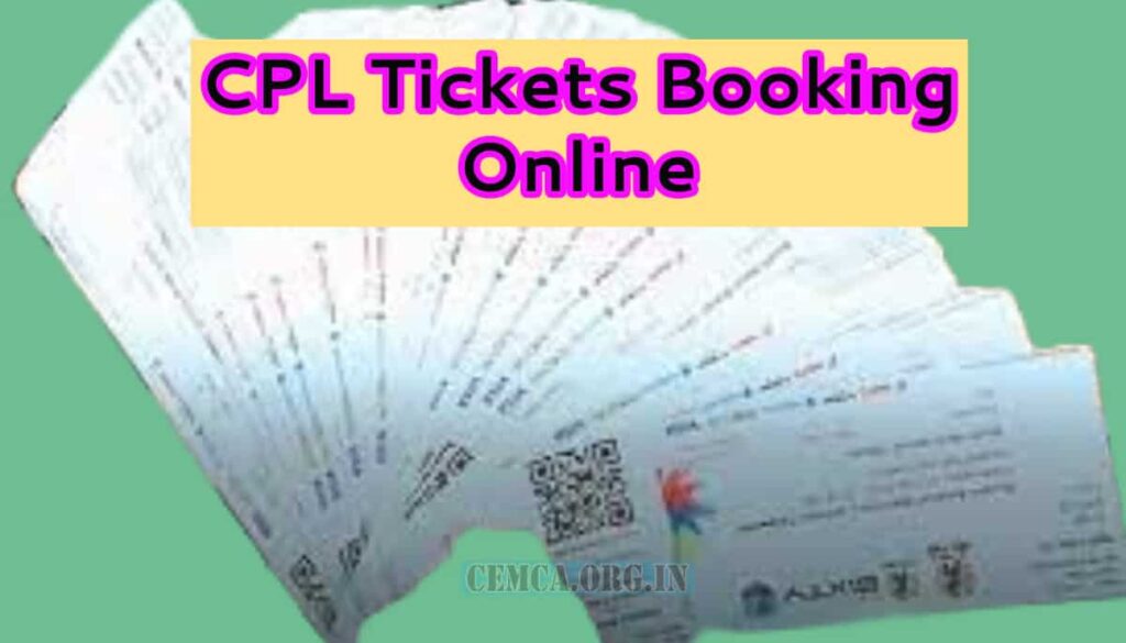 CPL Tickets Booking Online