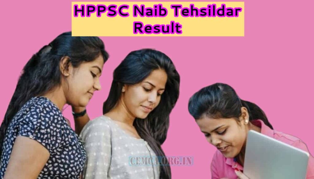 HPPSC Naib Tehsildar Result