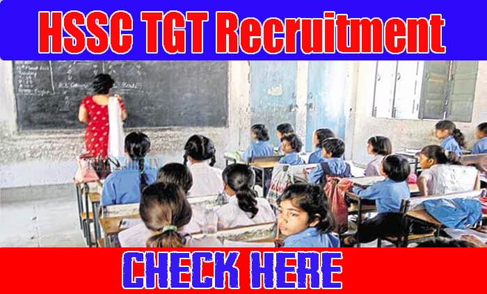 HSSC TGT Recruitment