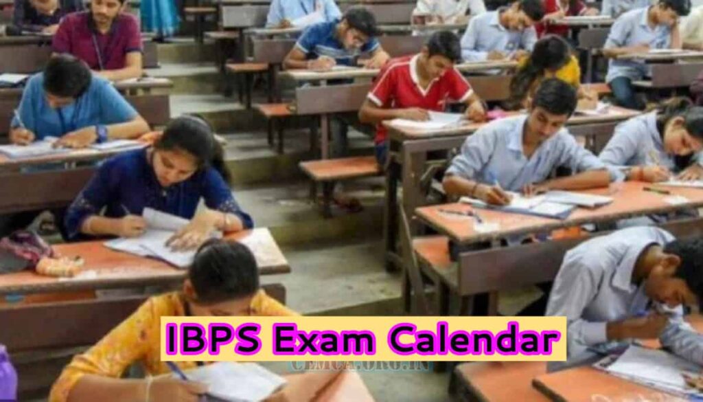 IBPS Exam Calendar