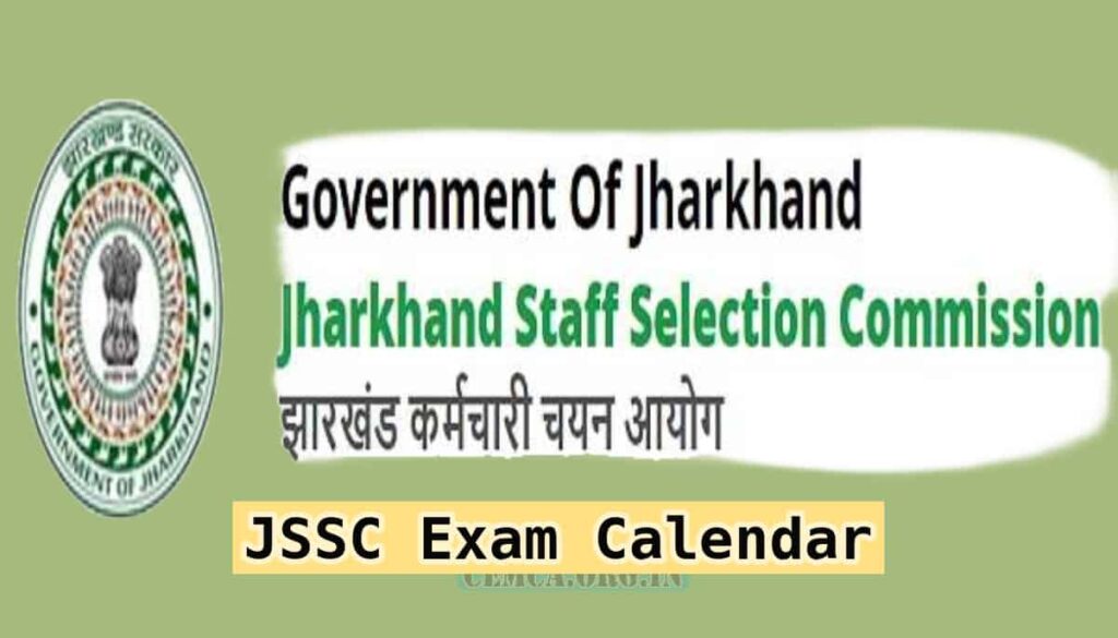 JSSC Exam Calendar 2024 PDF एग्जाम कैलेंडर जारी Jharkhand Govt