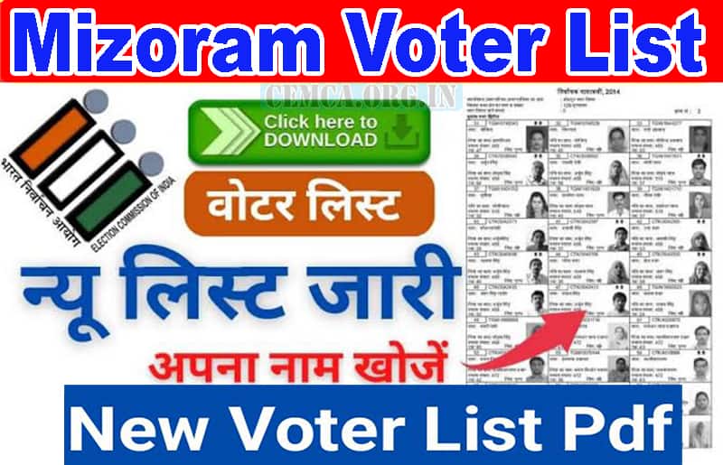 Mizoram Voter List 2023