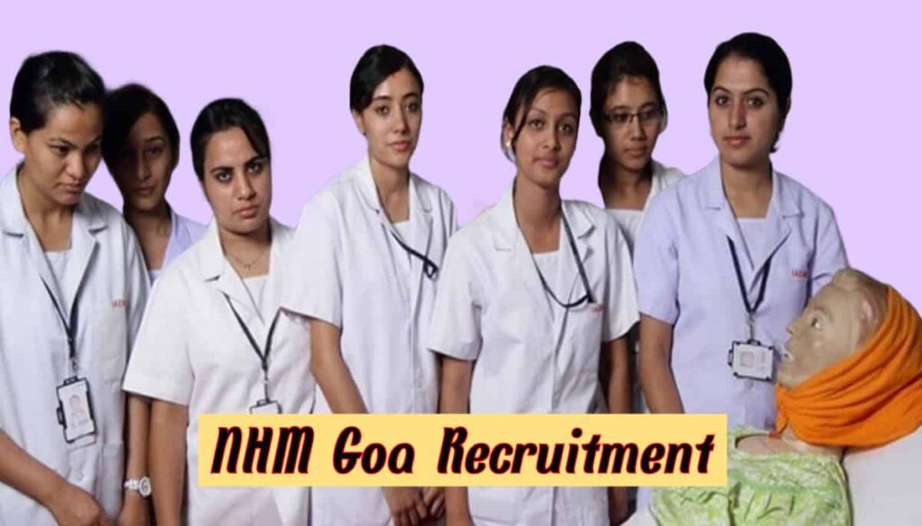 NHM Goa Recruitment