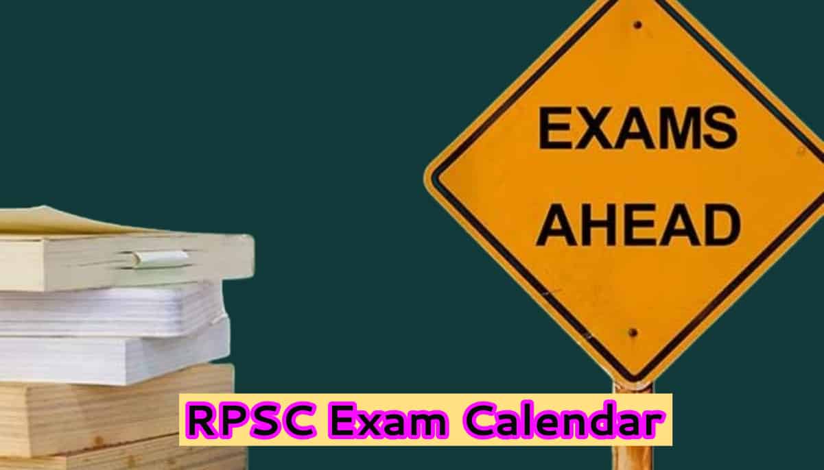 RPSC Exam Calendar 2024 Rajasthan PSC New Vacancy 2024