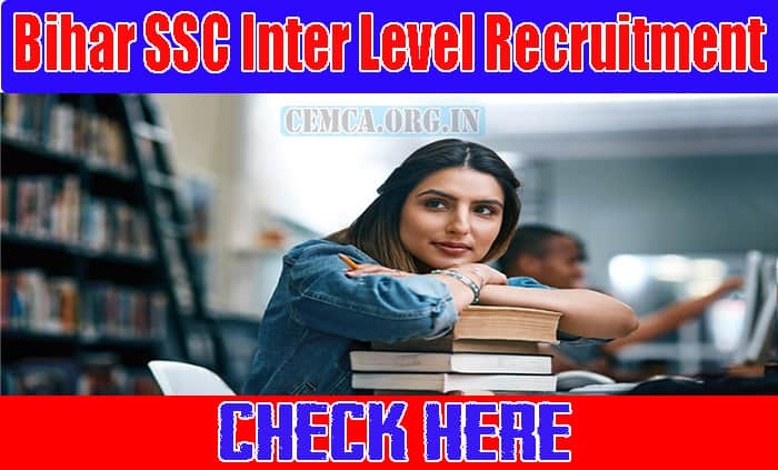 Bihar SSC Inter Level Recruitment