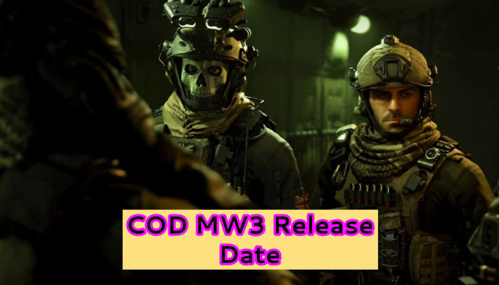 COD MW3 Release Date