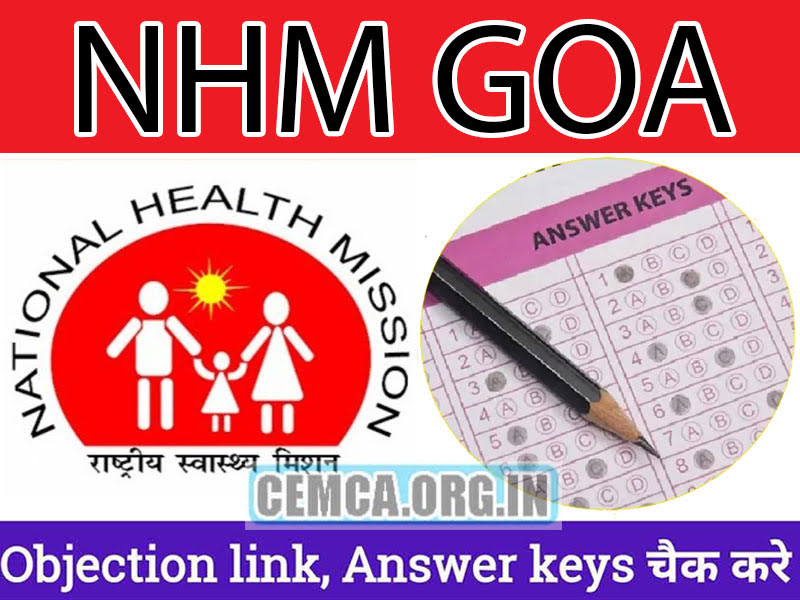 NHM Goa Answer Key