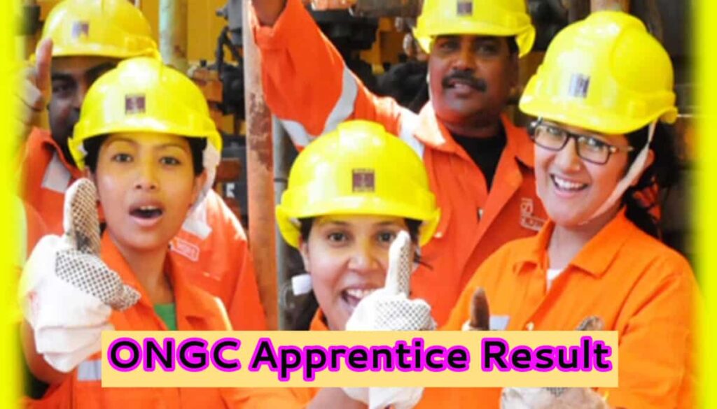 ONGC Apprentice Result