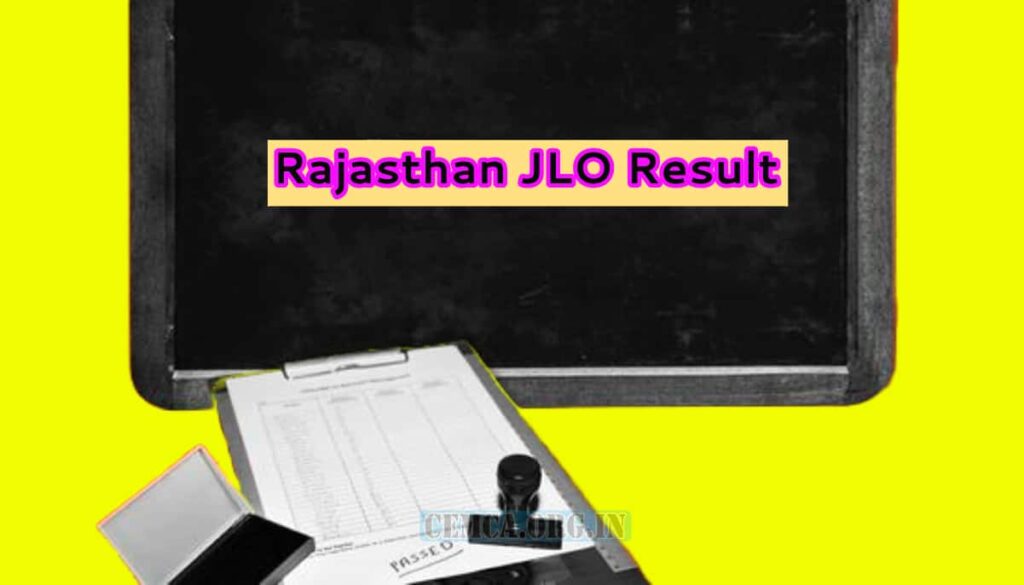 Rajasthan JLO Result