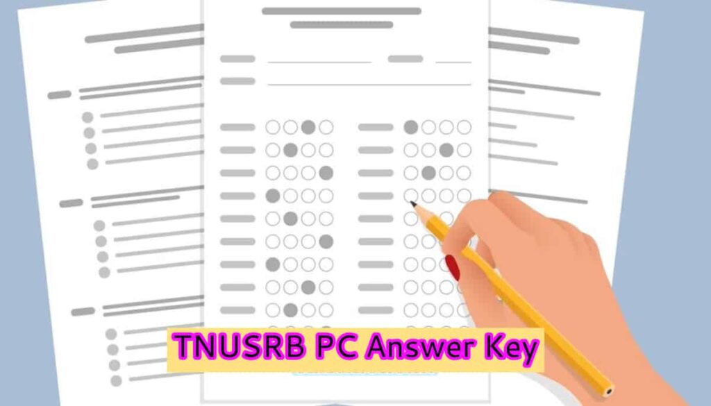 TNUSRB PC Answer Key