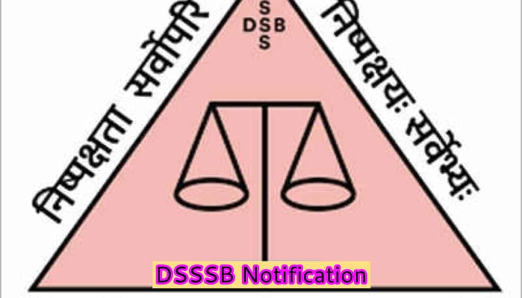 DSSSB Notification