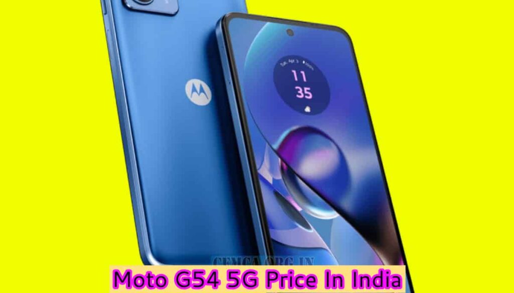 Moto G54 5G Price In India