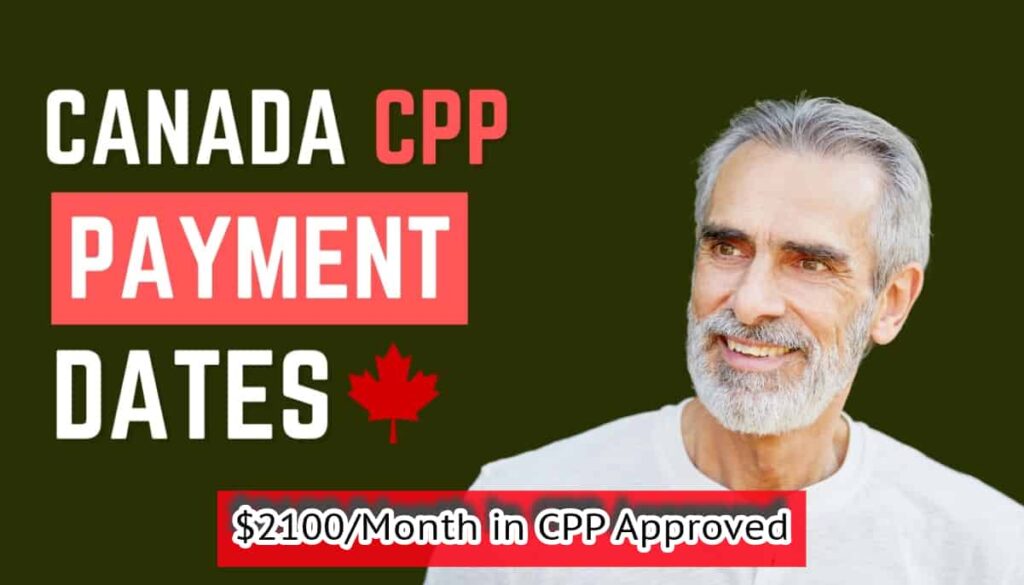 $2100Month in CPP Approved