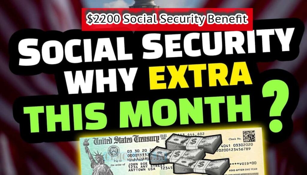 $2200 Social Security Benefit