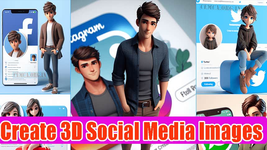 Create 3D Social Media Images