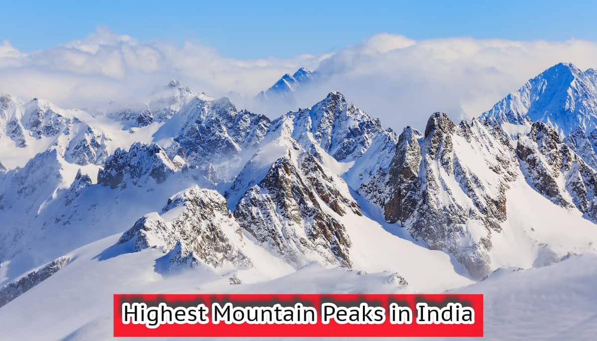 Highest Mountain Peaks in India