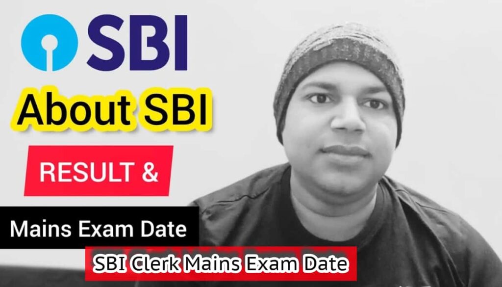 SBI Clerk Mains Exam Date