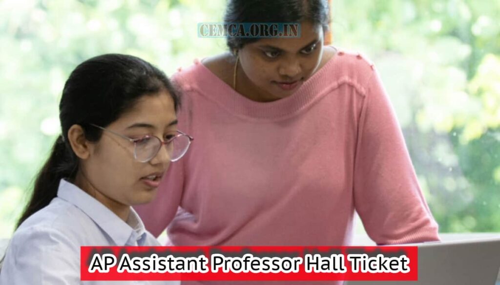 AP Assistant Professor Hall Ticket