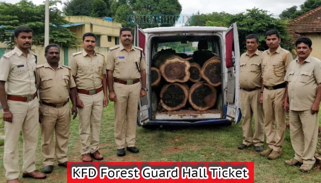 KFD Forest Guard Hall Ticket