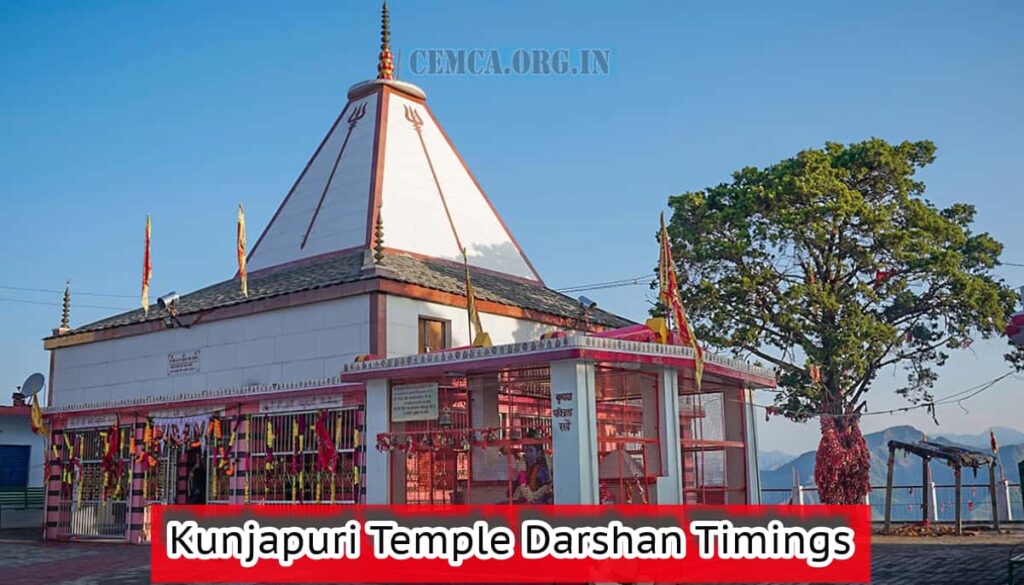 Kunjapuri Temple Darshan Timings