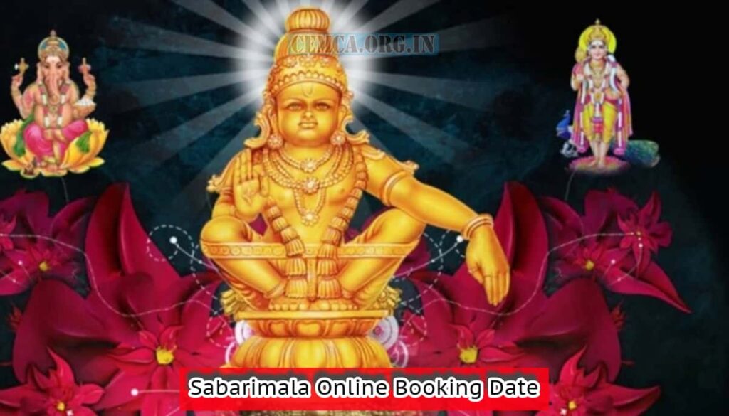 Sabarimala Online Booking Date