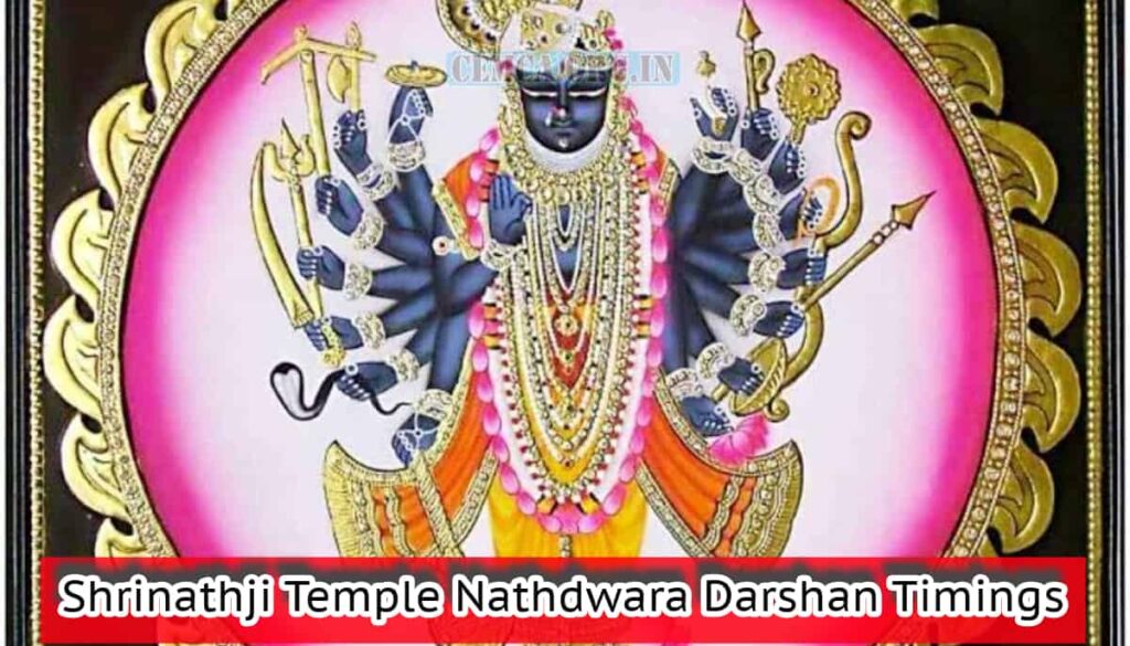 Shrinathji Temple Nathdwara Darshan Timings