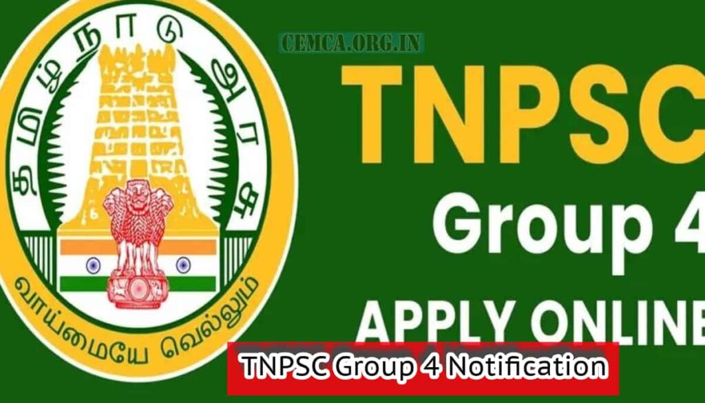 TNPSC Group 4 Notification